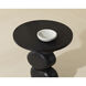 Paplo 21 X 19 inch Black End Table